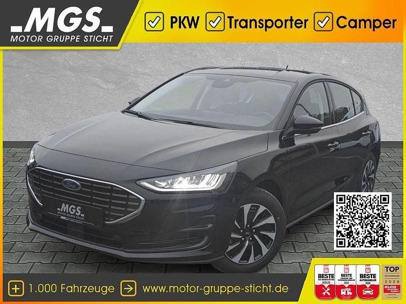 Agate black metallic Neu 2025 Ford Focus Titanium Limousine | 26.990 € (Superpreis) - Bild 1/4