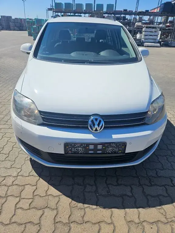 Gebraucht VW Golf Plus Comfortline 122 PS (89 kW) 2010 Weiß Van / Kleinbus