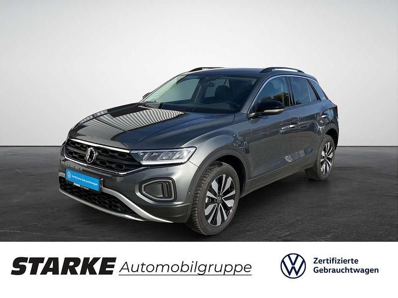 Grau (indiumgrau metallic) Gebraucht 2025 VW T-Roc Goal SUV | 23.950 € (Superpreis) - Bild 1/4