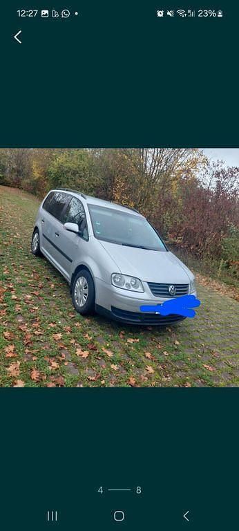 Schwarz Gebraucht 2004 VW Touran Conceptline Van / Kleinbus | 1.600 € (Fairer Preis) - Bild 1/4