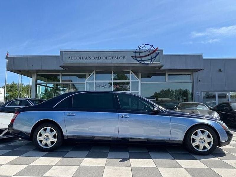 Blau metallic Gebraucht 2004 Maybach 62 Limousine | 78.888 € - Bild 1/4