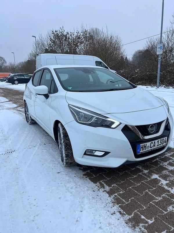 Gebraucht Nissan Micra 71 PS (52 kW) 2018 Weiß Kleinwagen