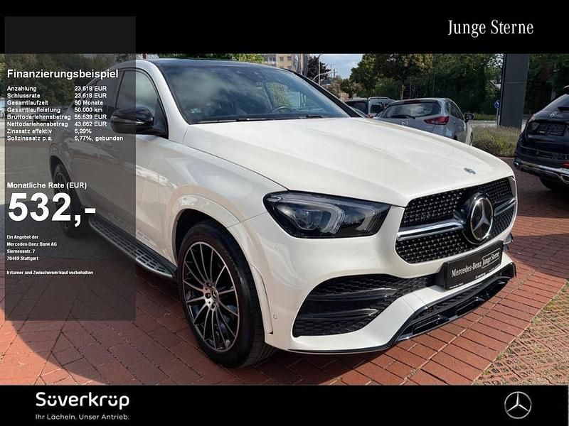 Weiß Gebraucht 2021 Mercedes GLE350 AMG Coupé | 67.480 € (Fairer Preis) - Bild 1/2