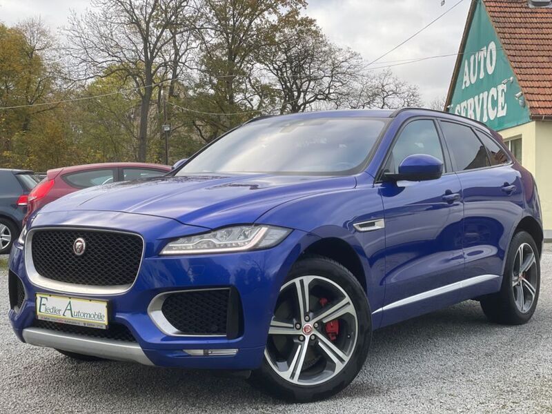 Gebraucht Jaguar F-Pace 300 PS (220 kW) 2017 Caesium blue SUV