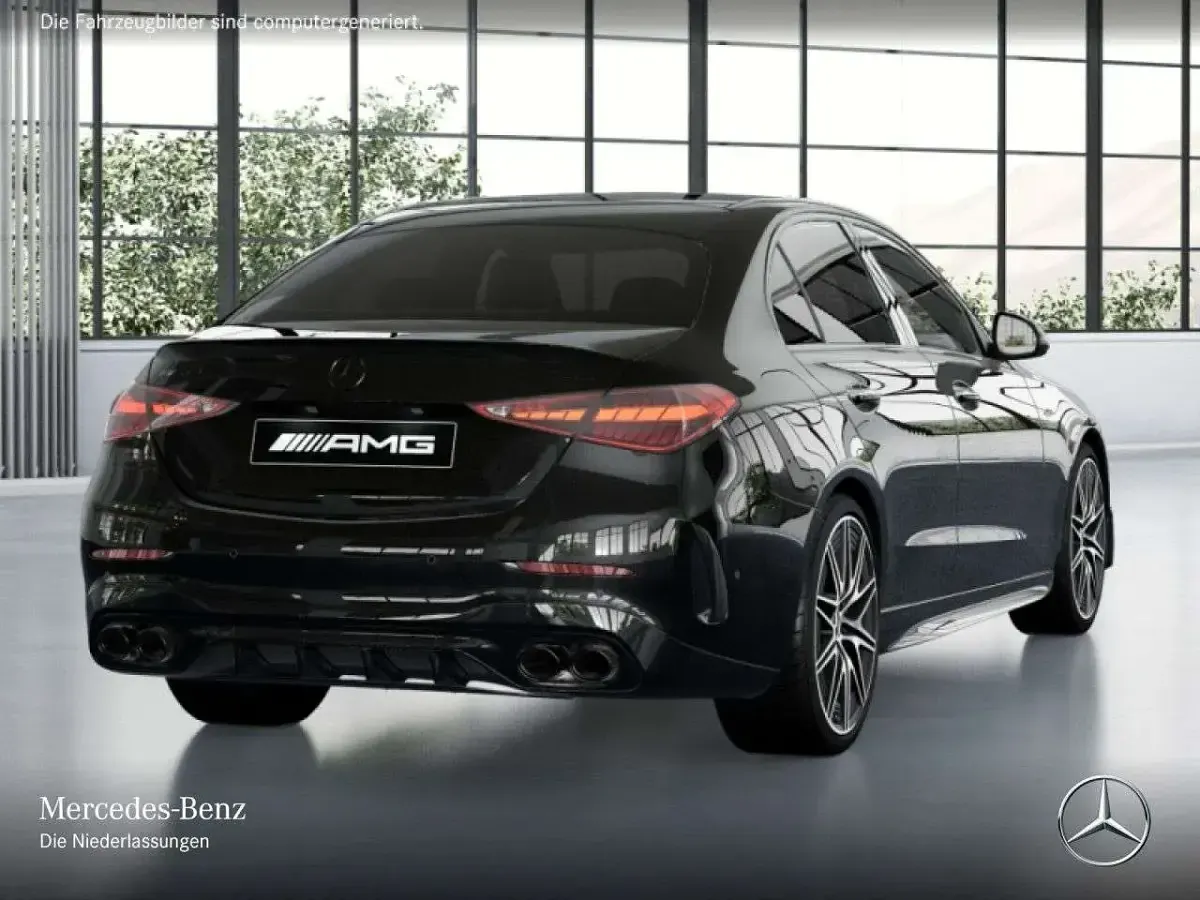 Gebraucht Mercedes C43 AMG Night 408 PS (300 kW) 2026 Schwarz Limousine