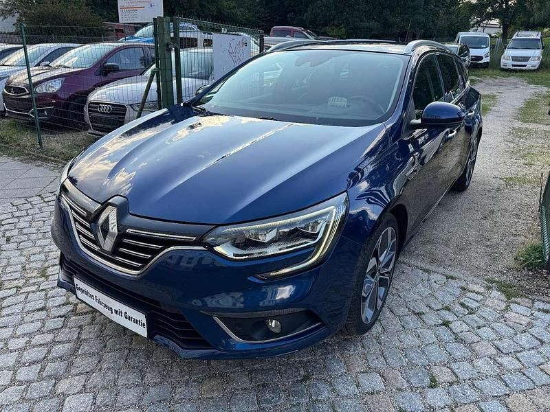 Blau Gebraucht 2019 Renault Mégane GrandTour Bose Edition Kombi | 13.999 € (Fairer Preis) - Bild 1/4