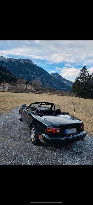 Gebraucht Mazda MX5 90 PS (66 kW) 1996 Grün Cabrio