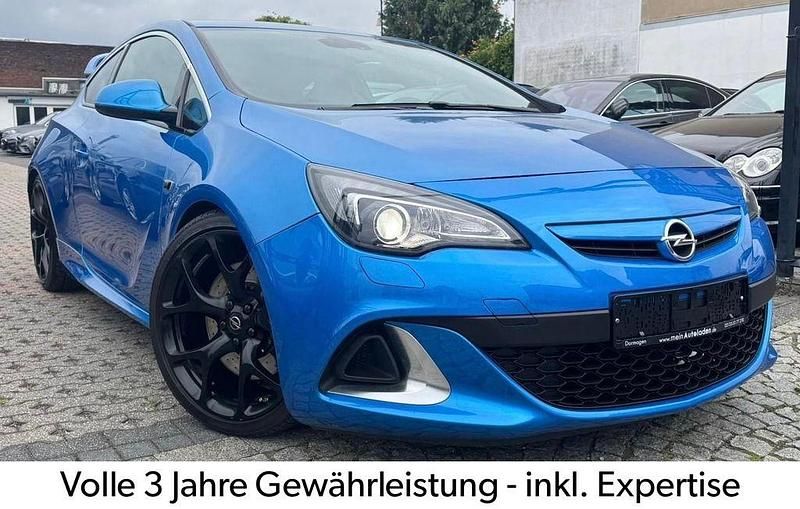 Blau Gebraucht 2014 Opel Astra GTC OPC Limousine | 14.398 € - Bild 1/4