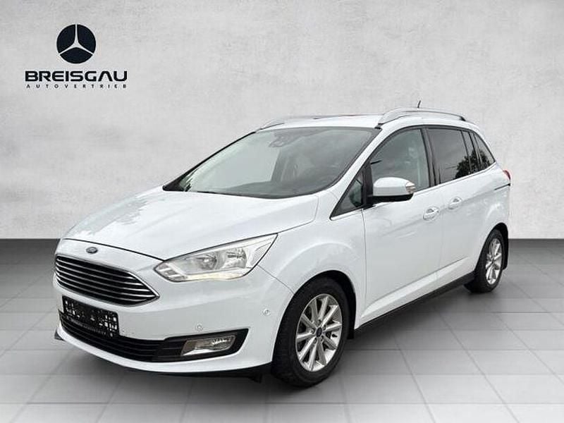 Weiß Gebraucht 2018 Ford Grand C-Max Titanium Van / Kleinbus | 12.990 € (Guter Preis) - Bild 1/4