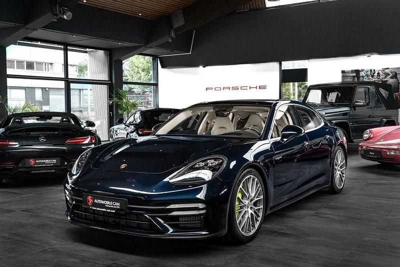 Blau Gebraucht 2021 Porsche Panamera Turbo S Limousine | 102.900 € (Superpreis) - Bild 1/4