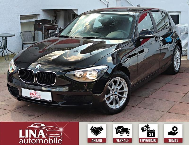 Schwarz Gebraucht 2014 BMW 116 Sport Line Kleinwagen | 7.980 € (Fairer Preis) - Bild 1/4