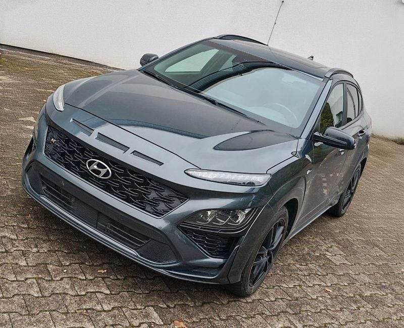 Grau Gebraucht 2021 Hyundai Kona N Line SUV | 19.000 € (Guter Preis) - Bild 1/4