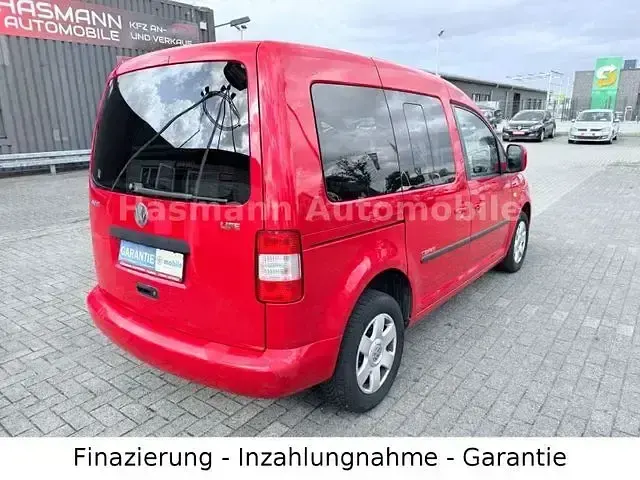 Gebraucht VW Caddy Team 80 PS (58 kW) 2010 Rot Van / Kleinbus