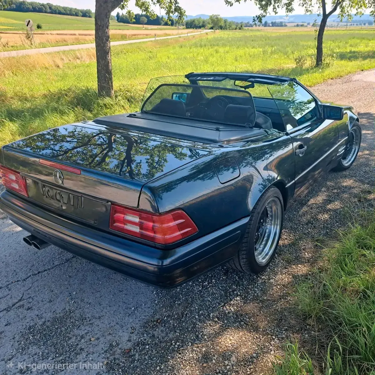 Gebraucht Mercedes SL500 320 PS (235 kW) 1996 Schwarz Cabrio