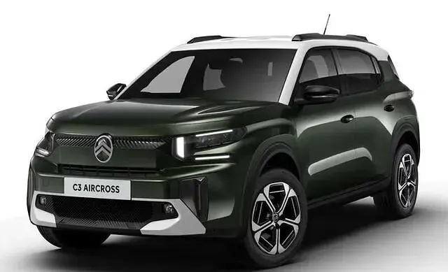 Neu Citroën C3 Aircross 136 PS (100 kW) 2026 Grün schwarz SUV