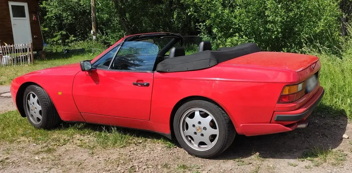 Gebraucht Porsche 944 211 PS (155 kW) 1990 Rot Cabrio