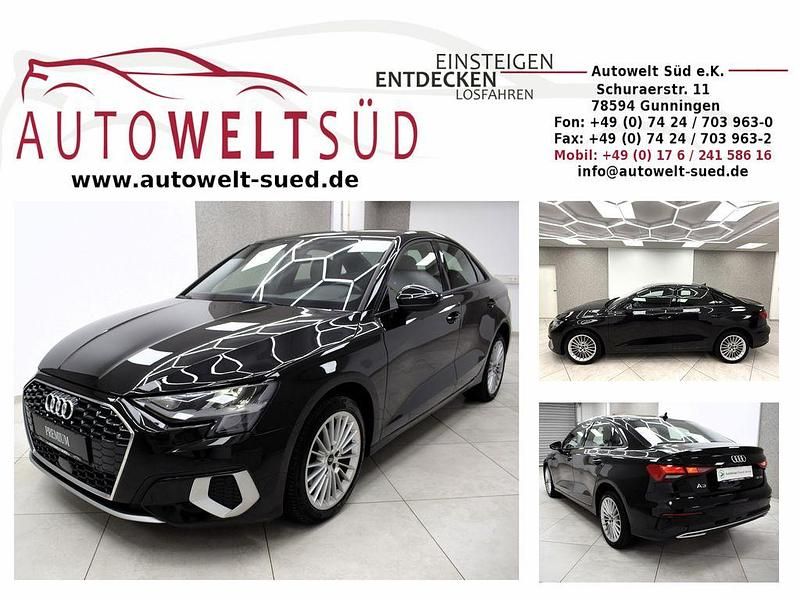 Mythosschwarz metallic Gebraucht 2022 Audi A3 Edition .1 Limousine | 23.990 € (Fairer Preis) - Bild 1/4