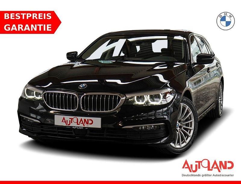 Schwarz metallic Gebraucht 2018 BMW 520 Kombi | 25.990 € (Etwas zu teuer) - Bild 1/4
