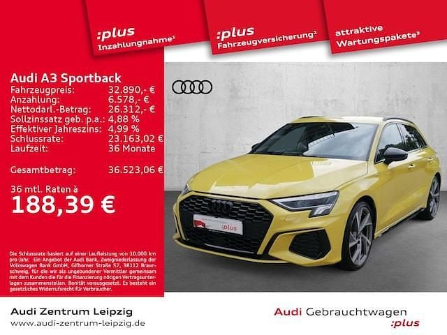 Pythongelb metallic Gebraucht 2024 Audi A3 Business | 32.890 € (Fairer Preis) - Bild 1/3