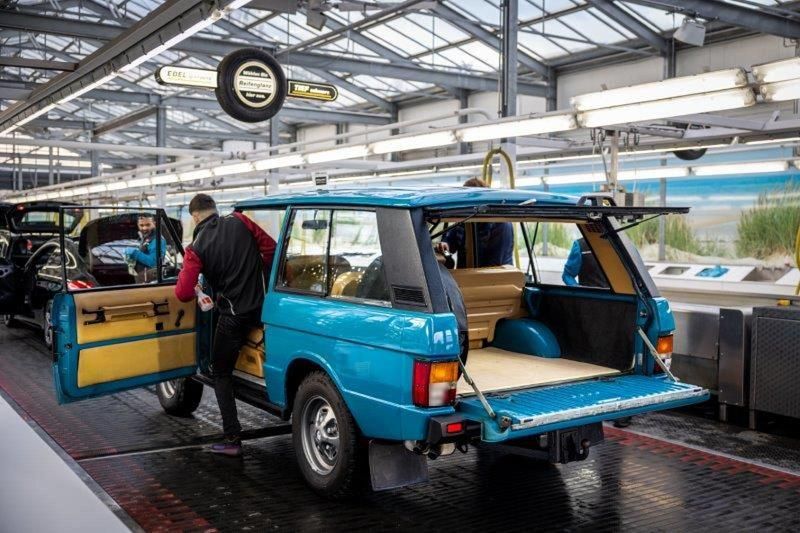 Gebraucht Land Rover Range Rover 132 PS (97 kW) 1977 Blau SUV