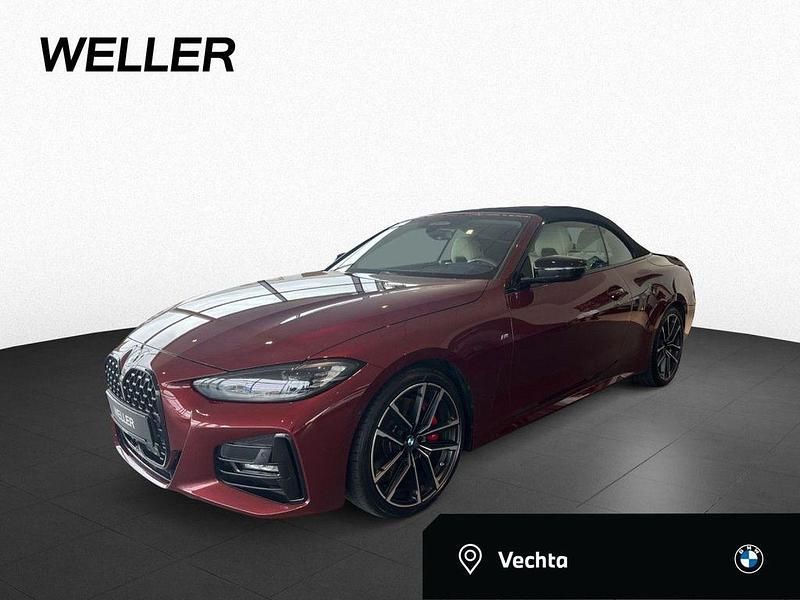 Aventurinrot iii (rot) Gebraucht 2023 BMW 420 M Sport Cabrio | 43.490 € (Fairer Preis) - Bild 1/4