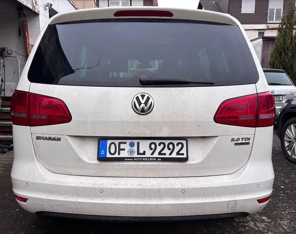 Gebraucht VW Sharan 177 PS (130 kW) 2014 Weiß Van / Kleinbus