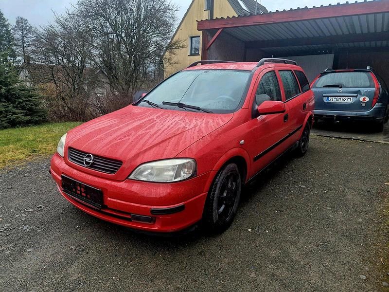 Gebraucht Opel Astra 85 PS (62 kW) 2001 Rot Kombi