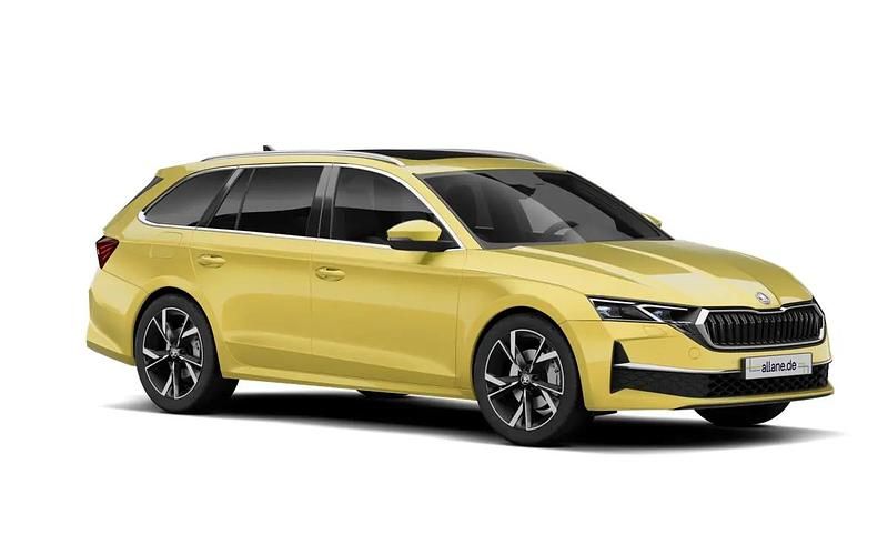 Khakigrün metallic Neu 2025 Skoda Octavia RS Kombi | 52.600 € - Bild 1/4