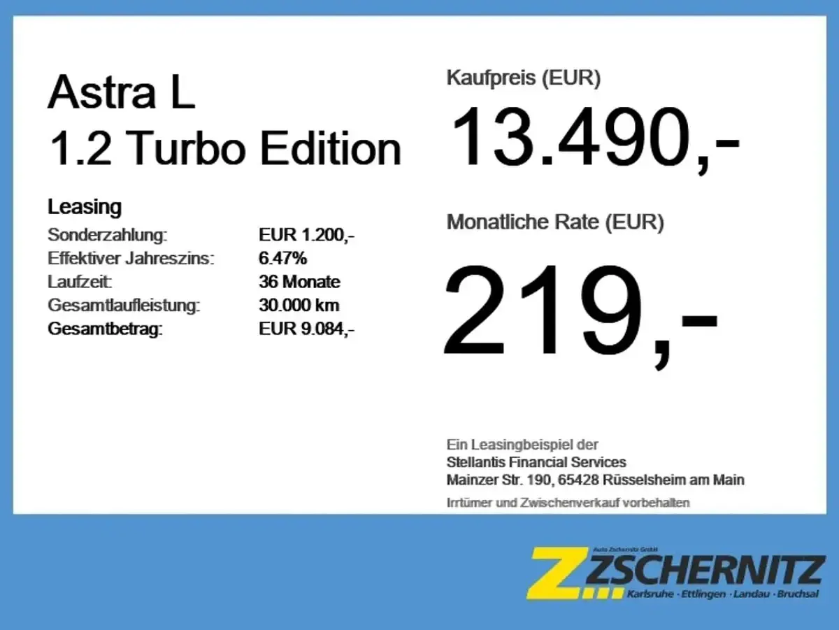 Gebraucht Opel Astra Edition 110 PS (80 kW) 2022 Diamant schwarz/karbon schwarz Limousine