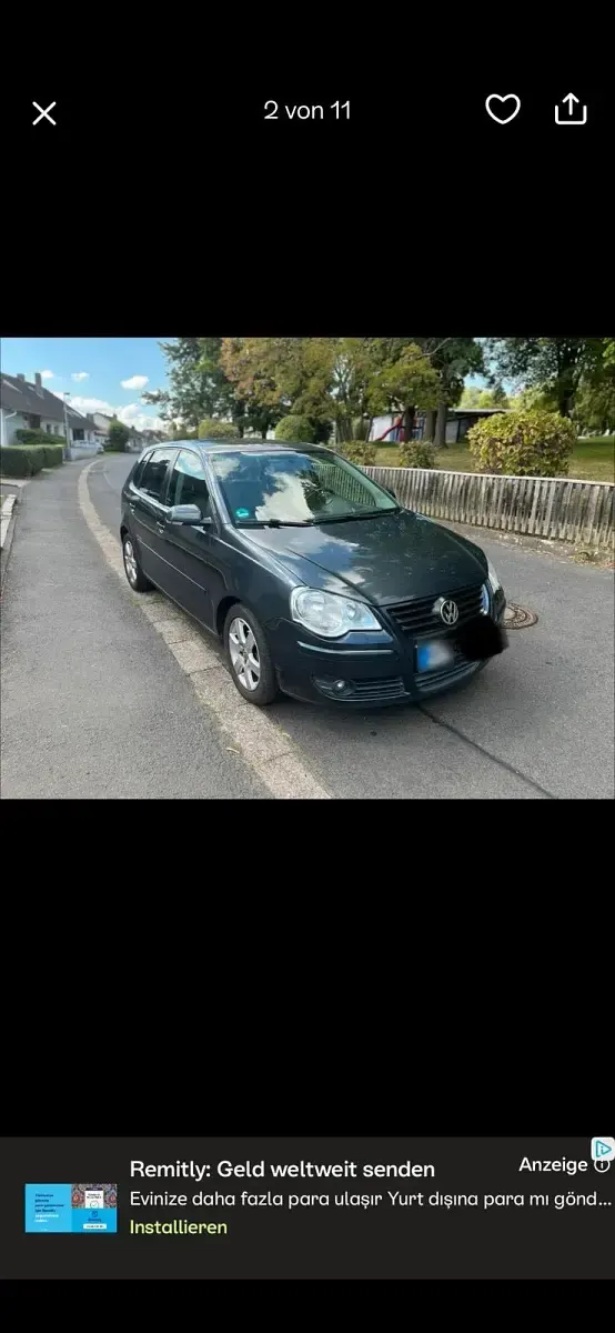 Gebraucht VW Polo United 80 PS (58 kW) 2007 Grau Kleinwagen