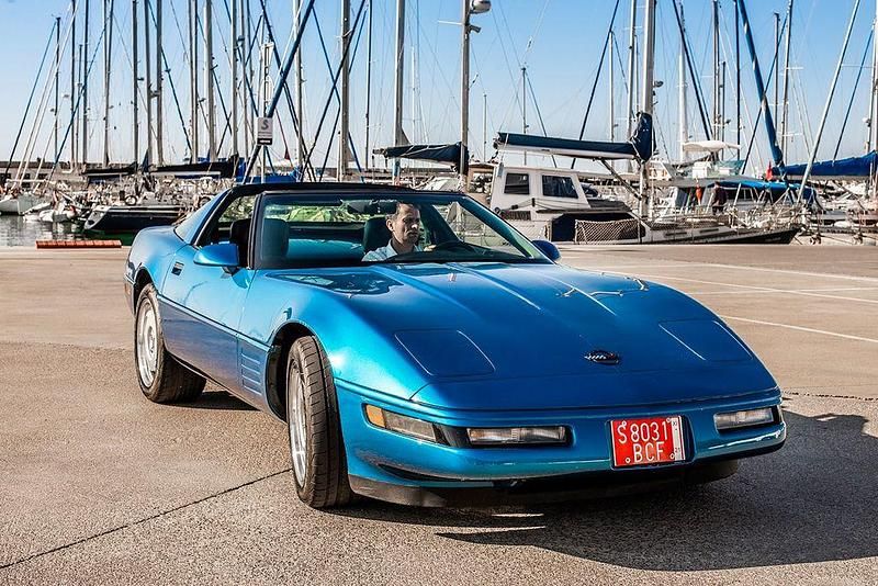 Gebraucht Corvette C4 354 PS (260 kW) 1990 Blau Cabrio