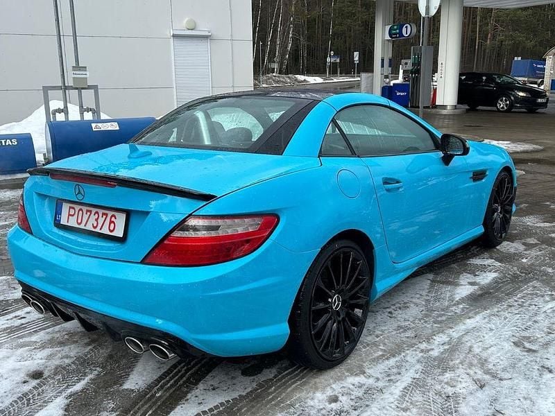 Gebraucht Mercedes SLK250 204 PS (150 kW) 2015 Blau Cabrio