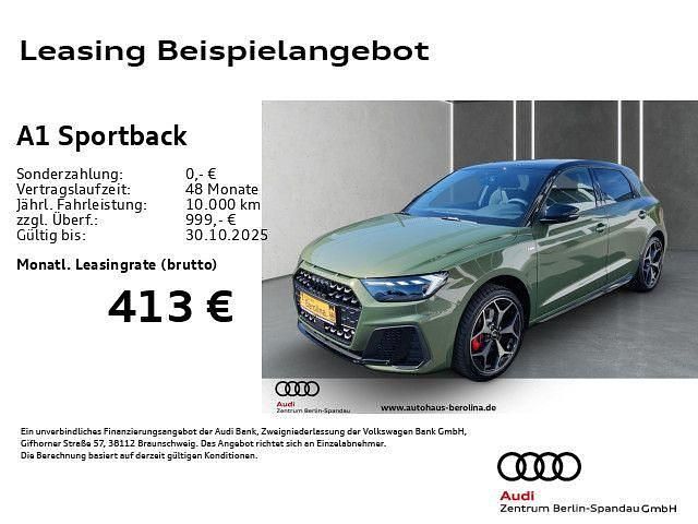 Grün Neu 2025 Audi A1 Sportback S-Line Kleinwagen | 34.735 € (Guter Preis) - Bild 1/4