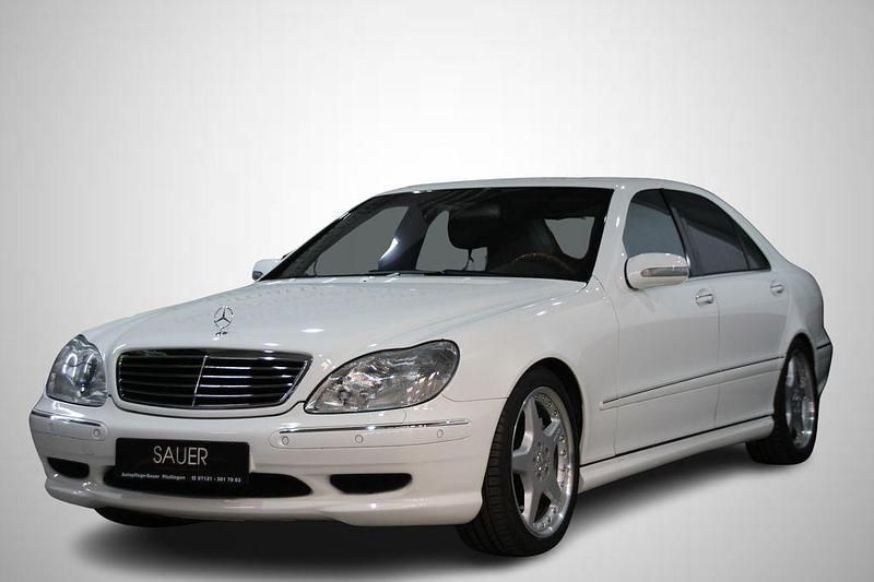 Weiß Gebraucht 2002 Mercedes S55 AMG AMG Limousine | 24.980 € (Fairer Preis) - Bild 1/4