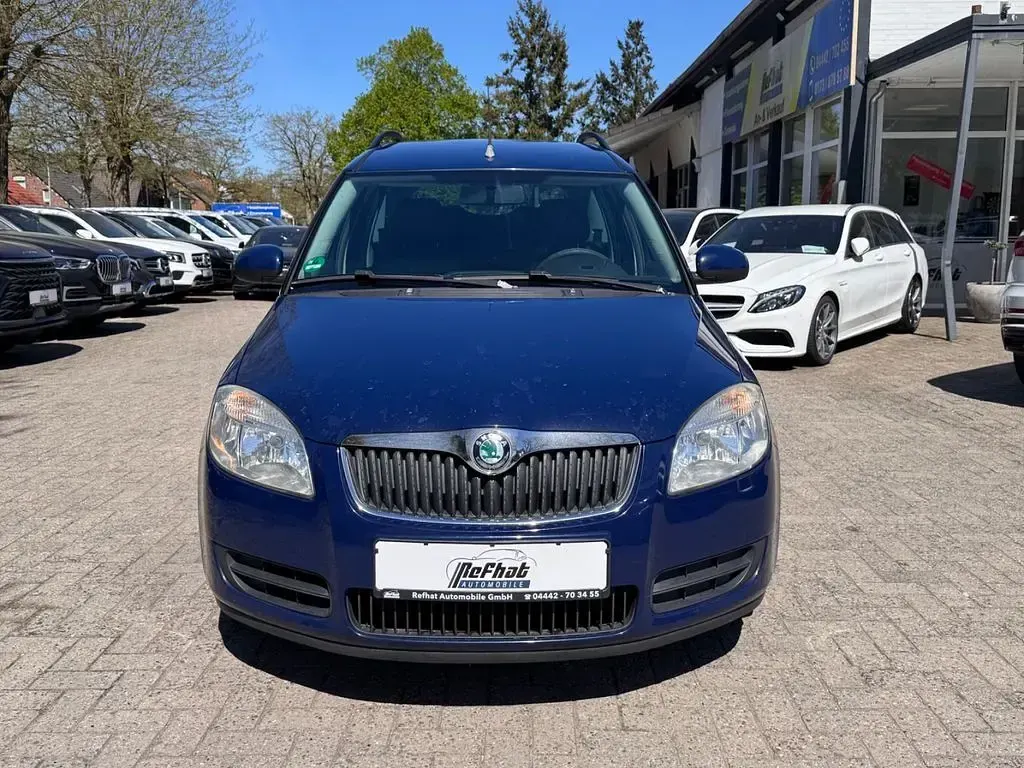 Gebraucht Skoda Roomster Plus Edition 69 PS (50 kW) 2009 Blau Van / Kleinbus