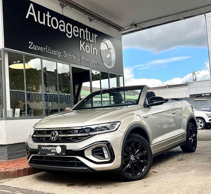 Silber Gebraucht 2023 VW T-Roc Cabriolet R-line Cabrio | 29.990 € (Fairer Preis) - Bild 1/4
