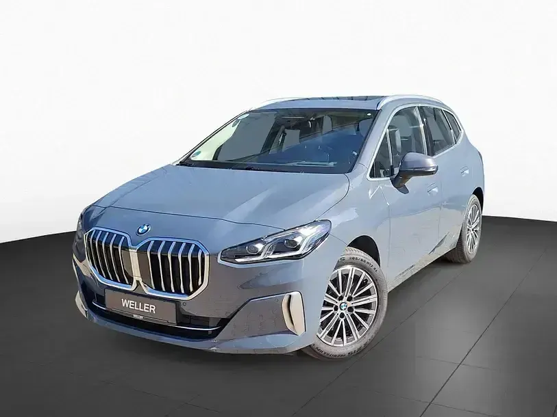 Gebraucht BMW 223 Active Tourer Comfort Edition 218 PS (160 kW) 2025 Sparkling kupfergrau (grau) Van / Kleinbus