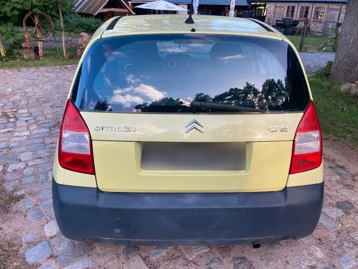Gebraucht Citroën C2 2008 Gelb Kleinwagen