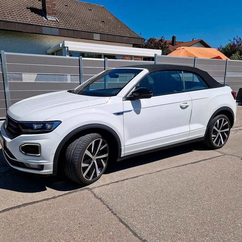 Gebraucht VW T-Roc Cabriolet R-line 150 PS (110 kW) 2020 Weiß Cabrio