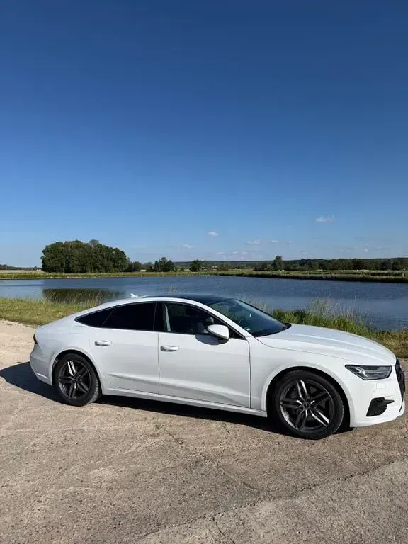 Gebraucht Audi A7 Sport 286 PS (210 kW) 2018 Weiß Kleinwagen