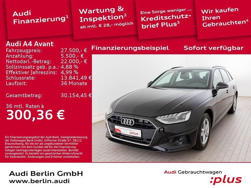 Brillantschwarz Gebraucht 2022 Audi A4 Kombi | 27.500 € (Fairer Preis) - Bild 1/3