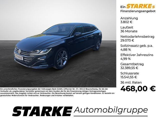 Grau (mondsteingrau) Gebraucht 2022 VW Arteon R-line Limousine | 31.949 € (Fairer Preis) - Bild 1/3