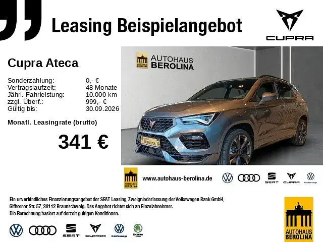 Neu Cupra Ateca 150 PS (110 kW) 2026 Grau SUV