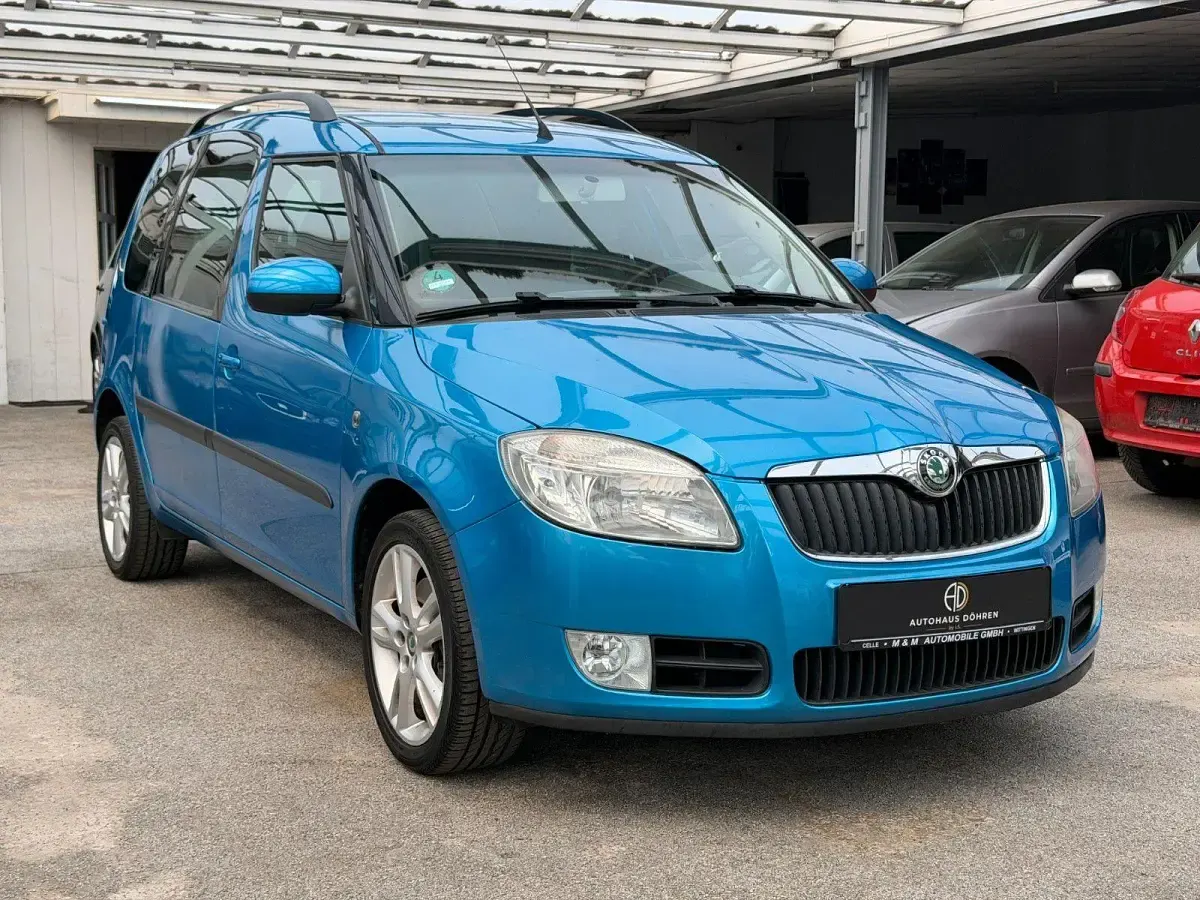 Gebraucht Skoda Roomster 105 PS (77 kW) 2007 Blau Van / Kleinbus