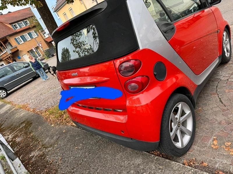 Rot Gebraucht 2008 Smart ForTwo Cabrio Cabrio | 3.400 € (Fairer Preis) - Bild 1/4