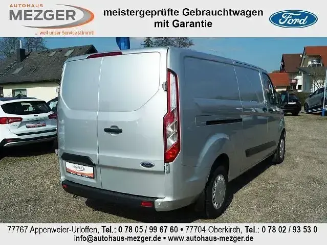 Gebraucht Ford Transit Custom Trend 105 PS (77 kW) 2021 Polarsilber metallic Van / Kleinbus