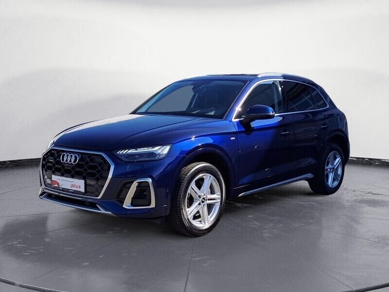 Blau Gebraucht 2021 Audi Q5 S-Line SUV | 43.390 € (Fairer Preis) - Bild 1/4