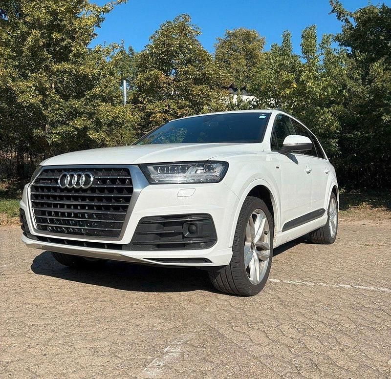 Weiß Gebraucht 2016 Audi Q7 S-Line SUV | 28.950 € (Superpreis) - Bild 1/4