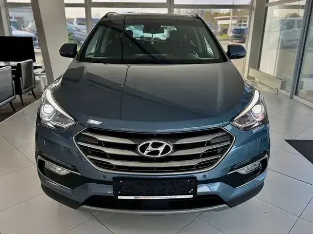 Gebraucht Hyundai Santa Fe Premium 200 PS (147 kW) 2017 Blau SUV