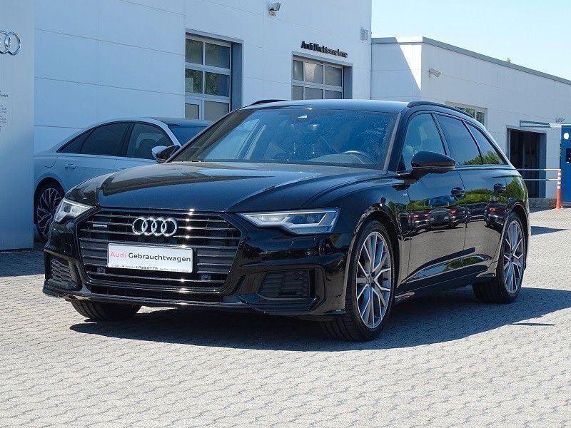 Brillantschwarz Gebraucht 2021 Audi A6 S-line plus Kombi | 37.700 € (Fairer Preis) - Bild 1/4